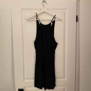 Hollister black romper